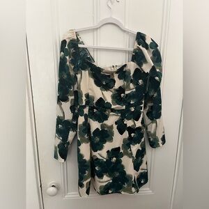 Long Sleeve Floral Abercrombie Dress